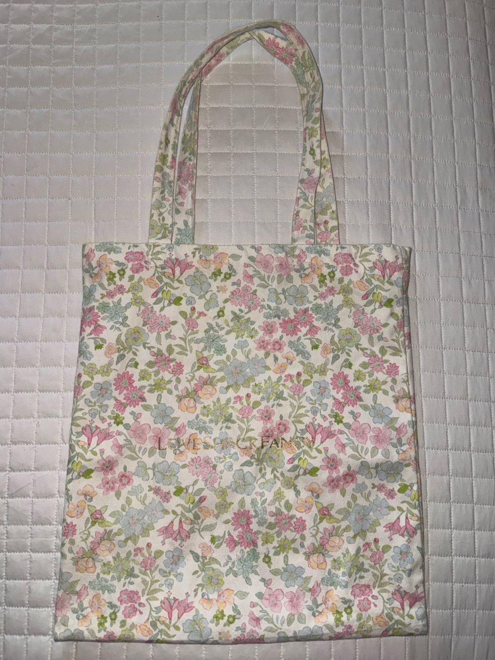 LoveShackFancy Pastel Floral Tote